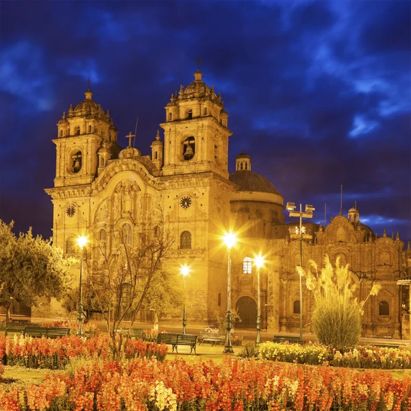 Iglesia de la Compañía de Jesús en Cuzco — Foto de Stock