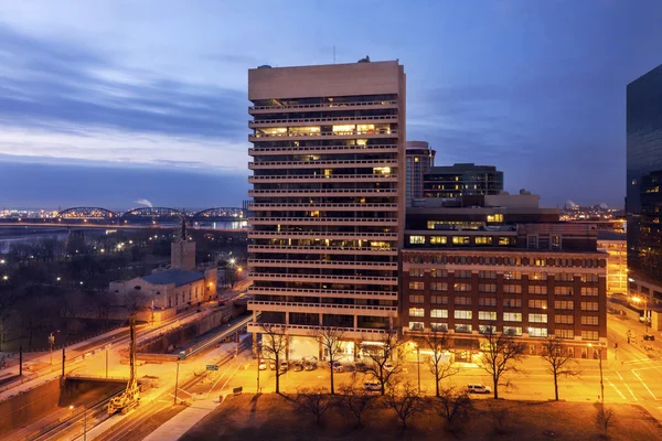 Architectuur van St. Louis bij zonsopgang — Stockfoto