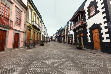 Streets of Teror clipart