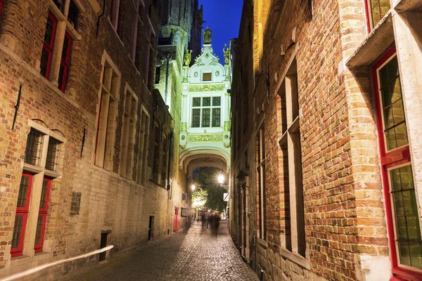 Blinde-Ezelstraat in Brugge — Stockfoto