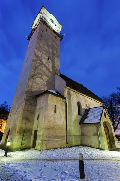 Церковь Святого Эгидия в Попраде — стоковое фото