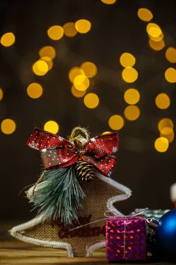 Noel ağacında güzel Noel oyuncakları, Noel süslemeleri