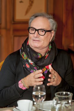 Moda Tasarımcısı Rocco Barocco Rusya portre ilk mono-marka mağaza açılış gününde