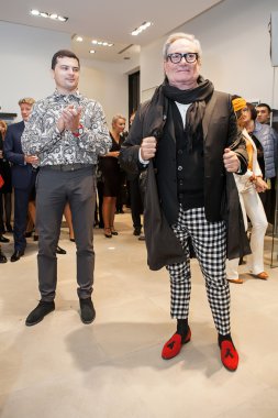 Moda Tasarımcısı Rocco Barocco ilk mağaza açılış gününde açılış töreninde