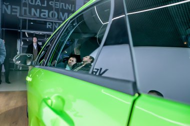 Dealers AvtoVAZ officially began selling the new model Lada clipart