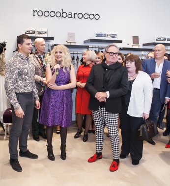 Moda Tasarımcısı Rocco Barocco markanın ilk mono-açılış günü açılış töreninde