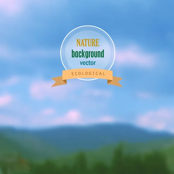 Landscape background — Stock Vector