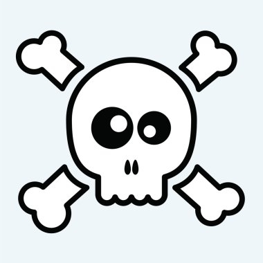 Şirin beyaz kafatası