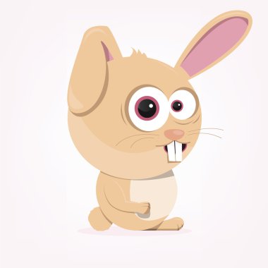 Bir tavşanın vektör çizimi