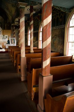 İç Ayrıntılar, boyalı Church of St Benedict