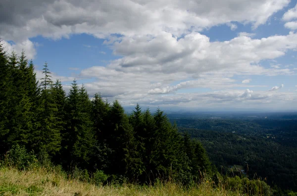 Vue sur la vallée de l'érable depuis Poo Poo Point — Photo