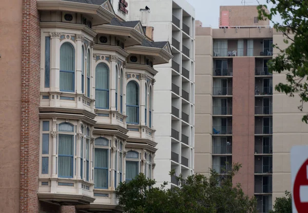 Mezcla Estilos Arquitectónicos Gaslamp Quarter San Diego — Foto de Stock