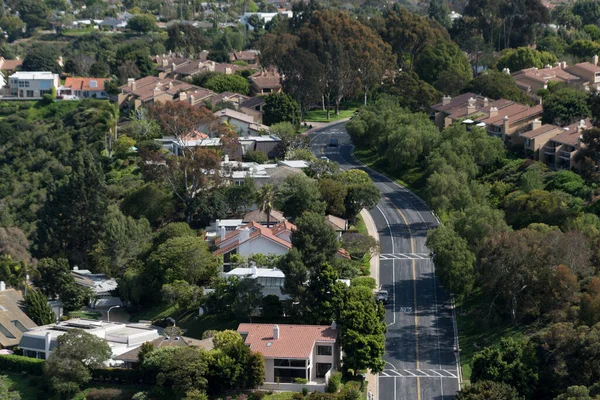 Flygfoto Över Stadsdelar Nära Jolla Med Utsikt Från Mount Soledad — Stockfoto