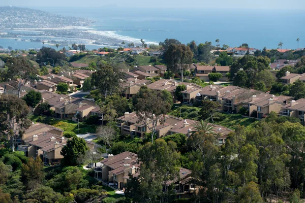 Aerial Views Neighborhoods Jolla Looking Mount Soledad San Diego — Stock Photo, Image
