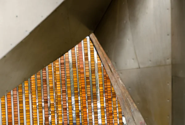 Fragments of modern art installations in Seattle center