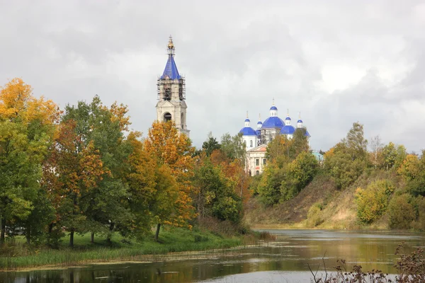 Kashinka Рівер в місті Кашин Стокове Зображення