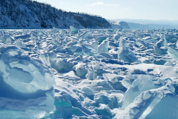壊れた氷の山 — ストック写真