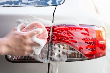 Oto yıkama - erkek el yıkama araba Far kolu