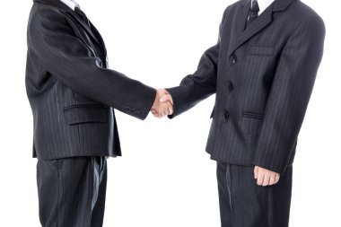 karşılıklı iki küçük erkek çocukların iş iş kavramı - uygun