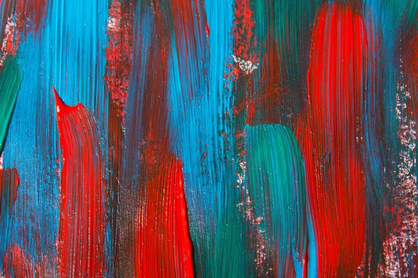 Paint background with blue and red strokes — Stock Photo, Image