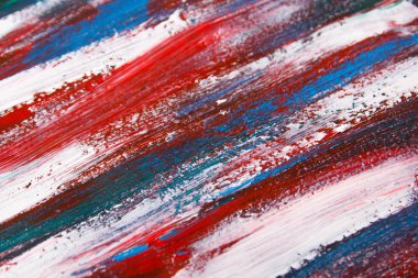 arka plan doku - mavi ve kırmızı boya konturları yakın çekim