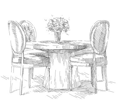 Modern iç el çizimi