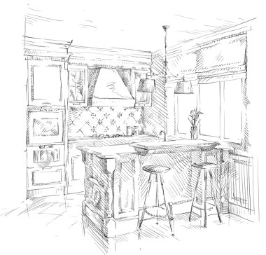 Çeşitli aksesuar ve mobilya ev concept