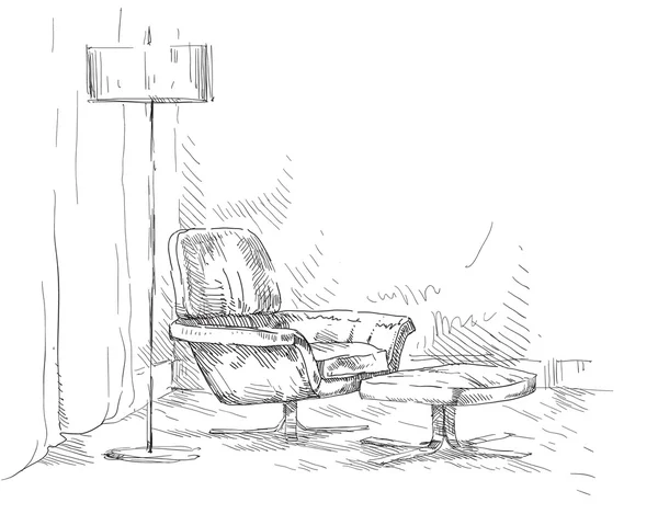 Çeşitli aksesuar ve mobilya ev concept