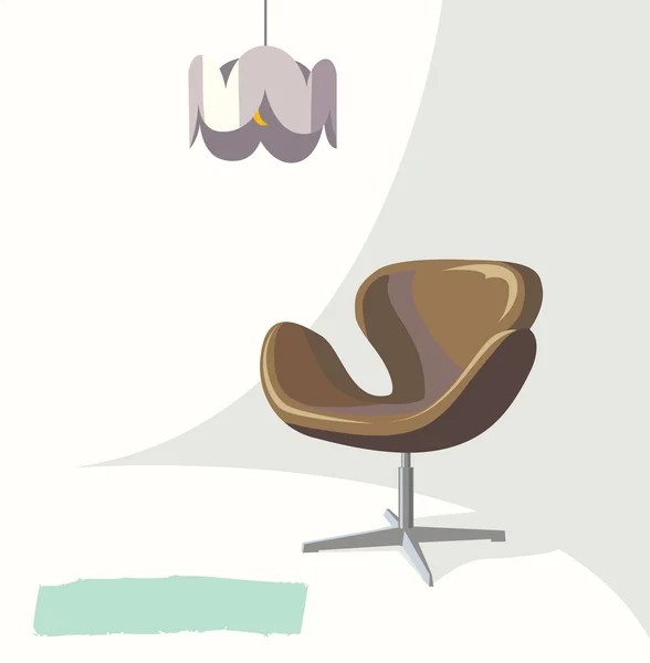 Concepto de hogar con varios accesorios y muebles — Archivo Imágenes Vectoriales
