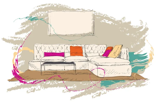 Çeşitli aksesuar ve mobilya ev concept