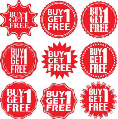 Satın 1 1 ücretsiz kırmızı etiket al. Al 1 1 ücretsiz kırmızı işaret olsun. 1 satın al
