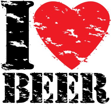 Ben bira grunge pencere boyutu, vektör çizim seviyorum