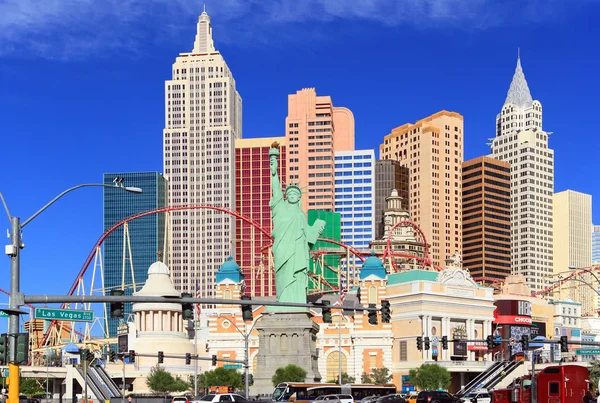 New York New York-CasinoHotel in Las Vegas — Stockfoto