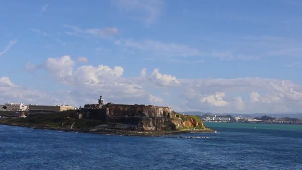 Fortress Castillo San Felipe Del Morro San Juan Puerto Rico — Stock Video