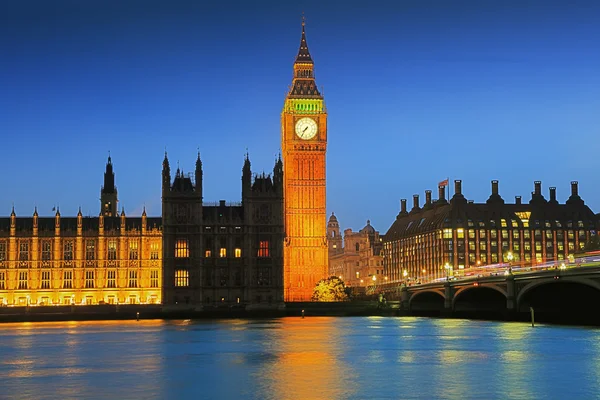 Londres Big Ben à noite — Fotografia de Stock