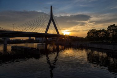 Zakim Bridge in Boston Massachusetts