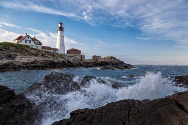 Portland Headlight in Cape Elizabeth Manine