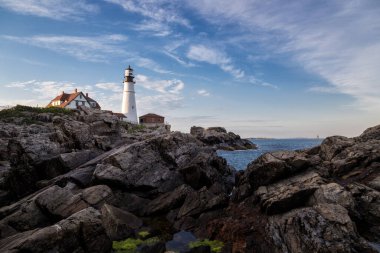 Portland Headlight in Cape Elizabeth Manine