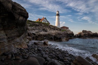 Portland Headlight in Cape Elizabeth Manine