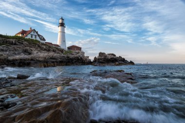 Portland Headlight in Cape Elizabeth Manine