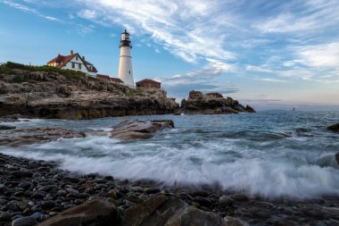 Portland Headlight in Cape Elizabeth Manine