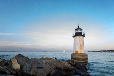 Winter Island Light in Salem, Massachusetts