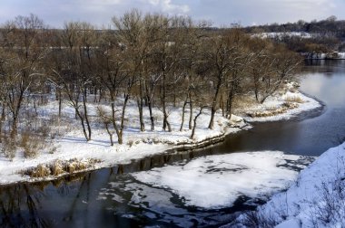Sonbaharda Ukrayna 'ya ilk kar yağdı.