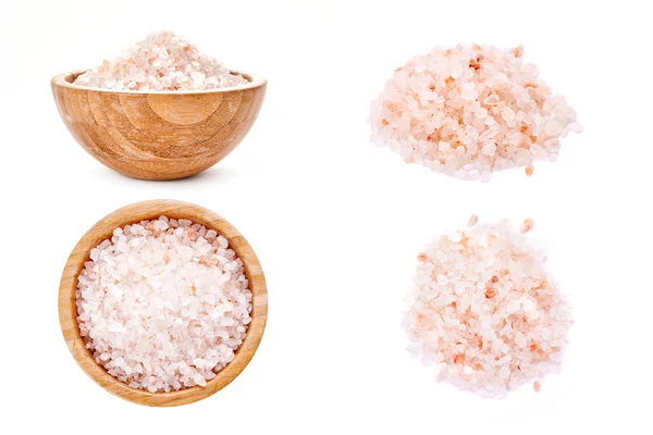 Kom met roze zout — Stockfoto