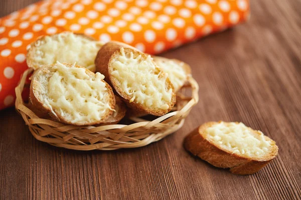 トーストのチーズのパン — ストック写真