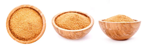 Brown sugar in bowl — Stock Photo, Image