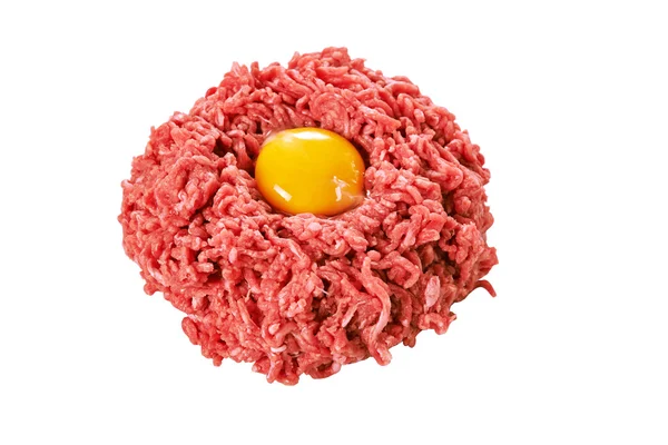Carne tocată și ou — Fotografie, imagine de stoc
