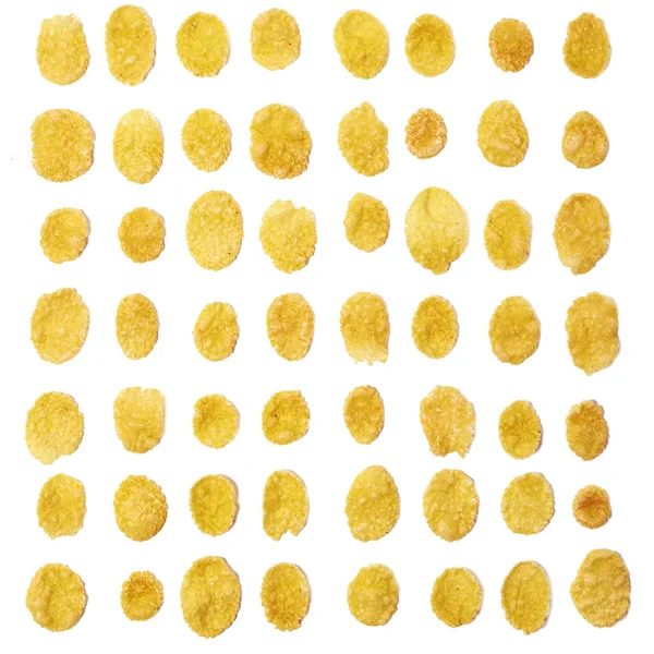 Golden corn flakes — Stock Photo, Image