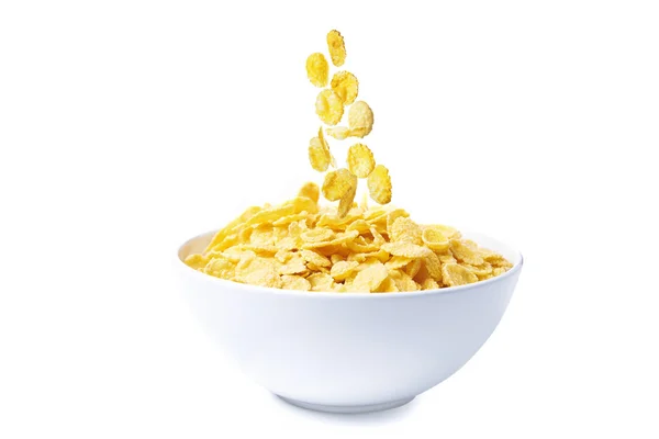 Schaal van cornflakes — Stockfoto