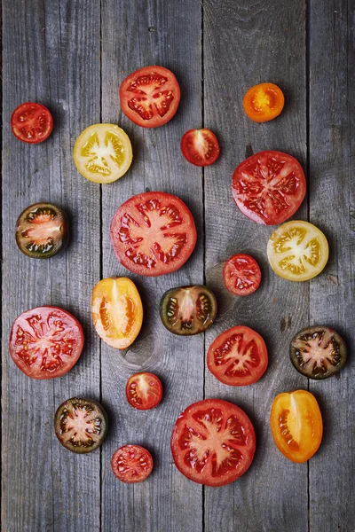 다채로운 신선한 토마토 — 스톡 사진